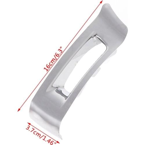 New 1 Pair ABS Chrome Steering Wheel Cover Insert Sticker Trim For Citroen C-Quatre 2012