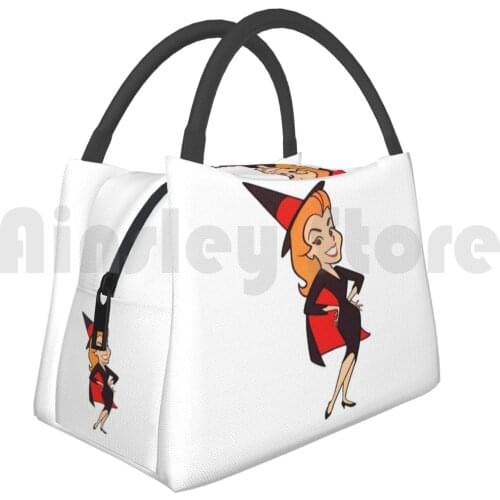Portable Insulation Bag Bewitched Samantha Bewitched Samantha And Darrin Children Childish Comic Cartoon Tv
