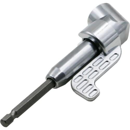 Professional 105 Degree Adjustable Right Angle Drilling Corner Screwdriver Quick Change Extension Hex Shank 1/4" Hex Socket tool