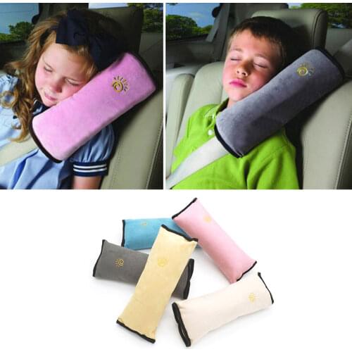 Child Car Safety Seat Belt Pillow Shoulder Strap Pad Cushions Head Supports Kids For Universal Car-Styling