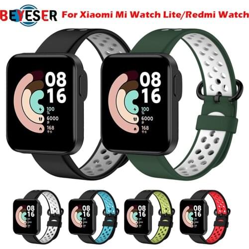 Silicone Strap For Xiaomi Mi Watch Lite Global Version Smart Watch Replacement Sport Bracelet Wristband for Redmi Watch Strap
