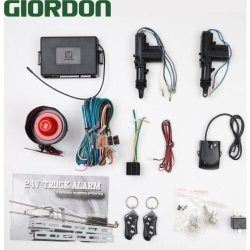 General purpose central lock anti-theft system, diesel engine protection alarm, 24V automotive alarm safety system