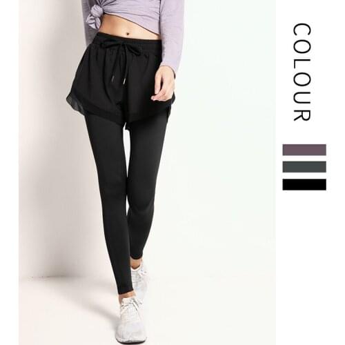 2 in 1 Sports Pants Women Sweatpants Exercise Running Jogging Trousers Fitness Training Gym Workout Sport Pants Sportswear