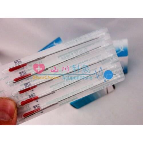 Disposable acupuncture needle sterile needle a tube 100pcs/pack free shipping