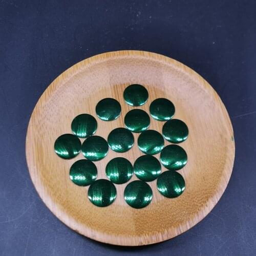 Bags AA Nailhead Hot-Fix Loose Rhinestones 7MM/10MM Round Metal Stud For Bag Decorations Dark Green Flatback Studs For Bags