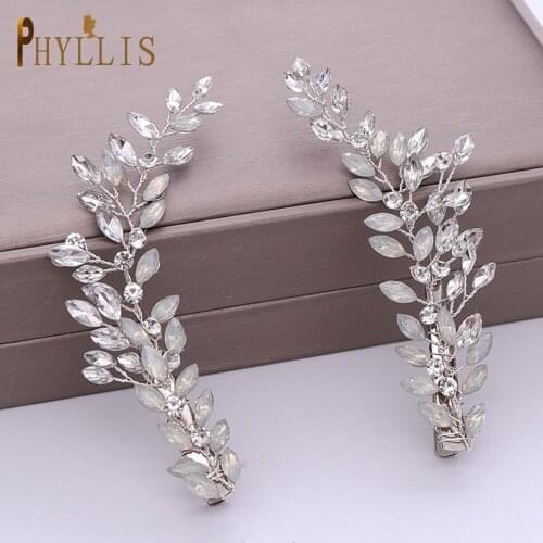A108 Rhinestone Wedding Hair Accessories Bridal Hair Band Crystal Hair Pins Clips Custom Hair Jewelry Wedding Hair Decorations