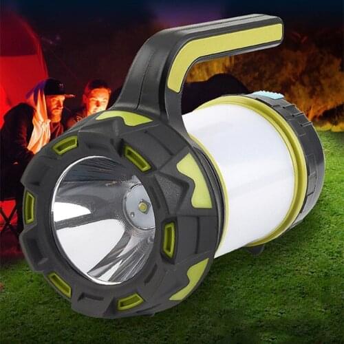 LED Portable Flashlight Camping Searchlight 6 Gears USB Charging Emergency Lighting Flashlight For Home Outdoor Travel