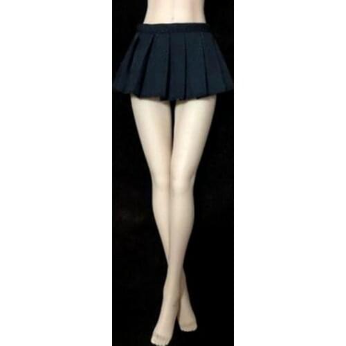 1/6 Scale Female Pleated Skirt Girl Students Short Skirt Black Skirt Student Figure Clothes Model for PH UD Bodies