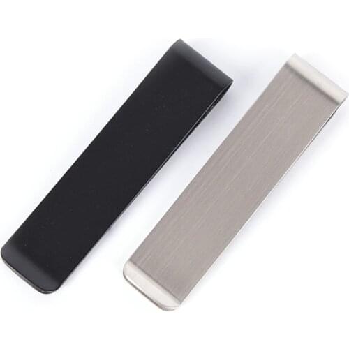 1PC 2Colors New Arrival Fashion Simple Dollar Cash Clamp Holder Wallet for Men Stainless Steel Metal Money Clip