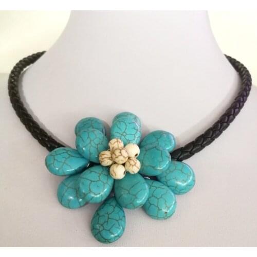 Hongguangyaxuan Women's Leather Chokers
