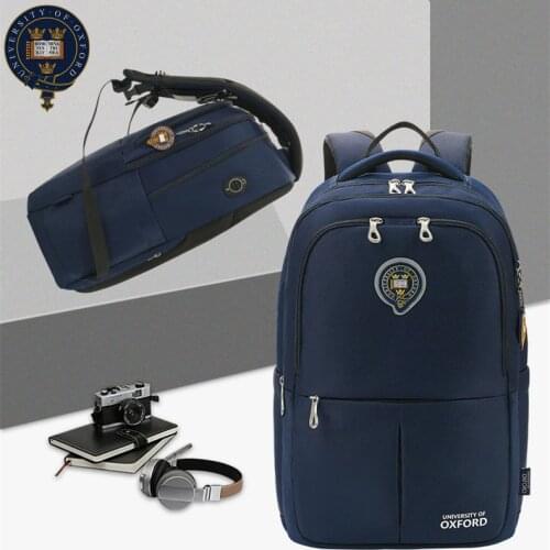 New University Of Oxford High quality spinal care backpack bag school boys girls