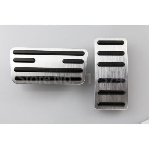 Aluminum Alloy Gas Brake Pedal For Nissan Navara NP300 2017 2018 2019 2020 2021 Accelerator AT Non-Slip pedals kit Accessories