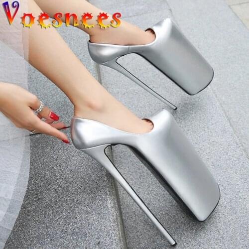 Big Size 46 Sexy Pumps Wedding Shoes Women Fetish Super High Heels Stripper Pole Dance Shoes 30cm Zapatos Mujer Red Party Shoes