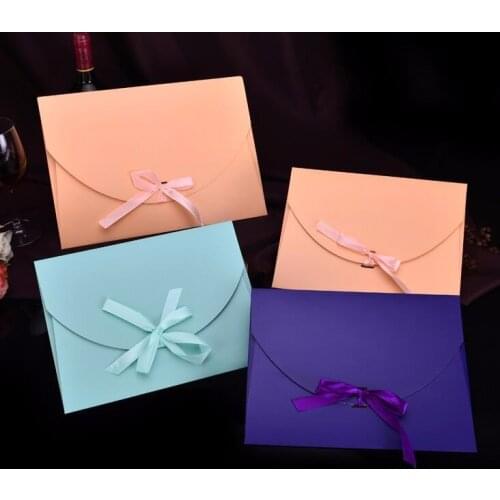28*21*2cm towel gift box big packaging box envelope gift paper box purple postcard packaging box large Scarf gift box