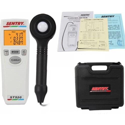 SENTRY ST-520 Chroma Light Meter SENTRY Temperature Brightness LED Lamps Tester Color Digital Lux Luminance Coordinate