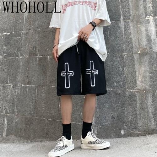 Womens Shorts Cartoon Print Elastic High Waist Harajuku Summer Sport Shorts Joggers Women Korean Style Streetwear Female Shorts