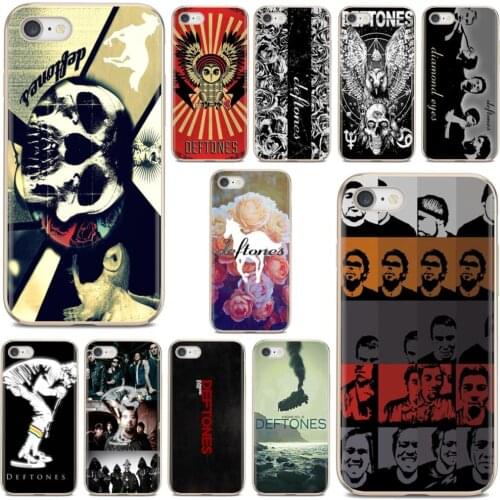 Silicone Case For Xiaomi poco X3 nfc F2 Pro M3 Mi 5X 6X Max Mix 1 2 2S 3 Mi5 Mi6 Mi3 Mi4 Rose-Deftones-OWL-Music-Band-Skull