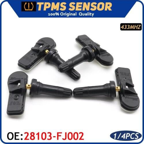 Tire Pressure Monitor System Sensor 28103FJ002 For Subaru Forester Impreza Justy Legacy Outpack Trezia WRX XV 28103FJ000 433MHZ