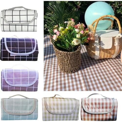 Foldable Picnic Blanket 200x200CM Outdoor Waterproof Picnic Mat Fashion Pad Breathable Water Resistant Picnic Blanket Mat