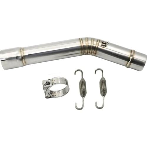 51mm Motorcycle Exhaust Contact Middle Link Pipe For Yamaha YZF-R6 YZFR6 1998 - 2005 YZF R6 2004 2003 2002 2001 2000 1999