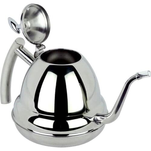 High quality Stainless Steel 1.2L Gooseneck Puer infuser tea coffee Kettle Pot Home Kitchen Storage Water Induction Cooker