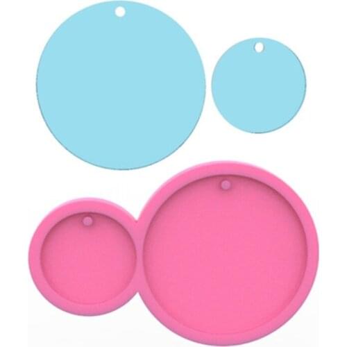 Jewelry Pendant Silicone Mould DIY Crafts Making Tool Keychain Epoxy Resin Mold