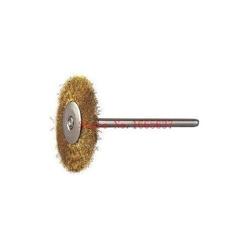 2016 FREE SHIPPING 100pcs/box Jewelry Wire Brush Brass Wire Wheel Brush With 2.35mm shank Polishing brush