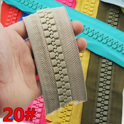 10 M/LOT Continuous OVERSIZED Zipper ROLL Tape with SLIDER for Bag Sofa Sleeping BACKPACK BEDDING TENT Sewing Accessories