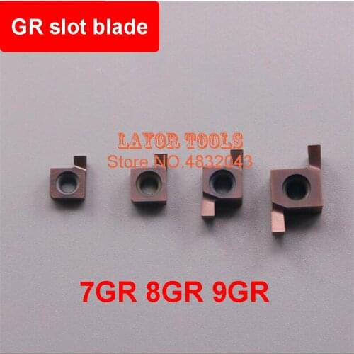 10PCS 7GR 8GR 9GR 100/150/200/250/300 Inside Groove Carbide Turning Inserts for Steel and stainless steel