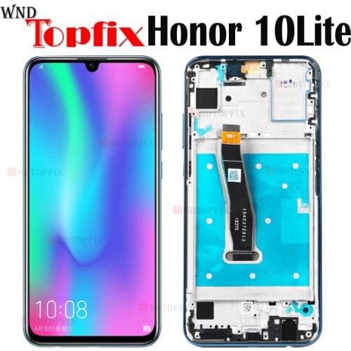 100% Tested Display For Huawei Honor 10 Lite LCD Touch Screen Global Version 6.21"For Huawei HRY-LX1 HRY-LX2 HRY-L21 LCD Display