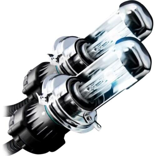 2pcs bi xenon H4 lamp HID Car Headlight Replacement Bulbs H4-3 BiXenon Hi/Lo Beam Light 4300k 5000k 6000k 8000K 10000k 12000k