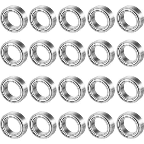 20pcs MR117ZZ 7mmx11mmx3mm Double Shielded Miniature Deep Groove Ball Bearing