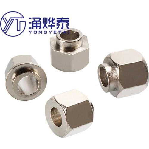 YYT 5PCS 3d printer accessories fasteners nickel-plated eccentric column wheel eccentric nut V groove hexagon nut inner hole 5MM