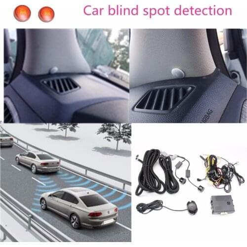 Car blinds spot detection system for intelligent parking Assistance system reduce blind zone,universal 12v with BSA sensor