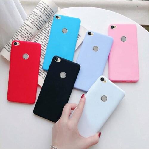 Candy Matte Phone Case For xiaomi redmi note 5A 5 6 7 8 9 Pro Redmi 9A 9C 9 Prime 8a 7a 6 6A 5 Plus 4X S2 Silicone TPU Cover