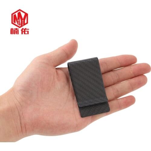 1PC Carbon Fiber Card Holder Wallet Cash Clip EDC Minimalism Simple Business Card Credit Card Bag Package Outdoor Pocket Tool