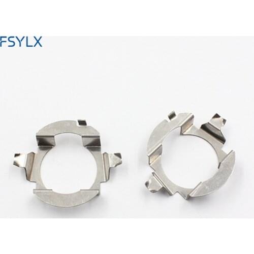 FSYLX H7 LED Metal clip retainer adapter bulb holder for Mercedes-Ben ML350 for VW Touareg H7 Car LED headlight bulb adaptor