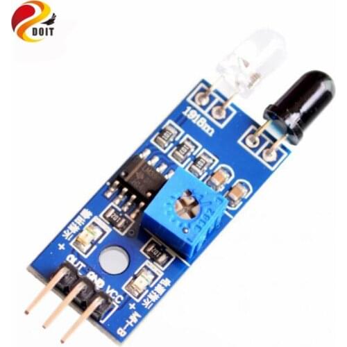 DOIT IR Infrared Obstacle Avoidance Sensor Module for Arduino Smart Car Robot 3-wire Reflective Photoelectric