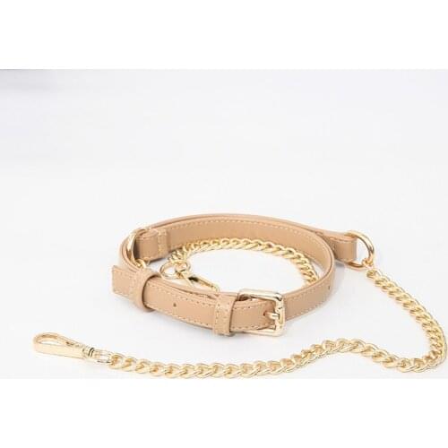 Quality Pu Metal Chain For Shoulder Bags Handbag Buckle Handle Diy Belt For Bag Strap Accessories Hardware Iron Chain