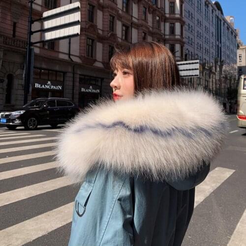 Winter Jacket Women Fashion Hooded Winter Coat Big Pocket Long Winter Jacket with Fur Collar Down Oversized Thick Cotton Jacket