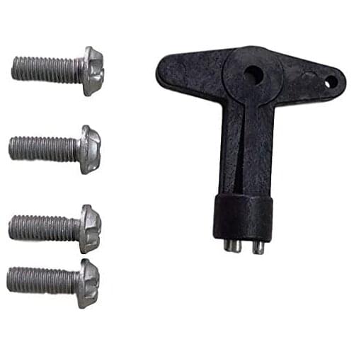 Alloy Wheel Centre Cap Screws Bolts with Key 7700422600