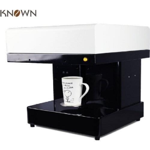 Top selling high quality coffee cake printing machine C M Y K colors four cups one time