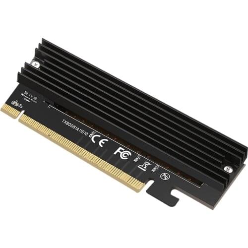 M.2 NVMe SSD Adapter M2 to PCIE 3.0 X16 Controller Card M Key Interface Support PCI Express 3.0 x4 2230-2280 Size Free Shipping