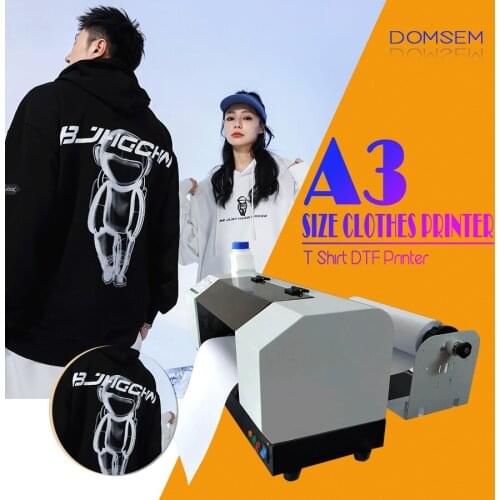 Newest DTG Printing Machine Flatbed Printer For Clothing T-Shirt Logo Photo DIY Customization With Tray Hot Press Factory Direct