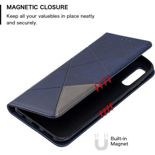 New Style For Funda Samsung Galaxy A50 Magnetic Wallet Case na For Samsung A50 A505F Phone Cover Galaxy A 50 Luxury Leather Flip