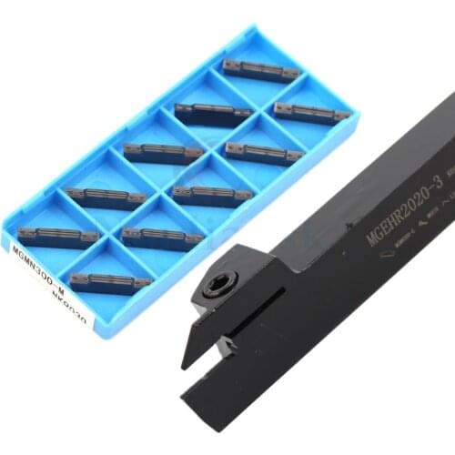 MGEHR2020 MGEHL2020 CNC cutting knife lathe tools lengthened cutting knife slot knife+10pcs MGMN Outer diameter grooving inserts