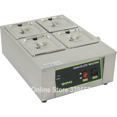 Four tanks chocolate melting machine chocolate warmer melter equipment