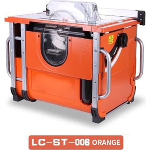 Lifting miter dust-free saw multifunctional solid wood floor cutting household small electric saw woodworking diy sliding table