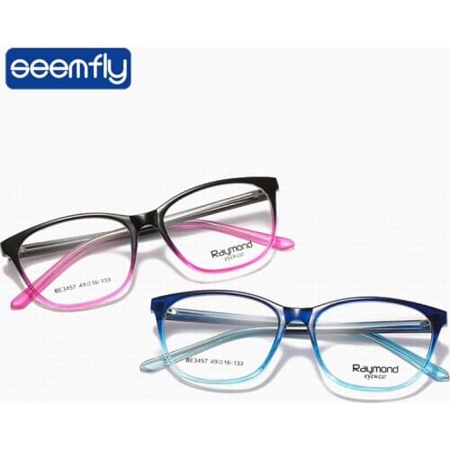 Seemfly Children Flat Mirror Eyewear Glasses Frames Kids Computer Optical PC Lenes Classic Square Goggles For Boy Girl Spectacle