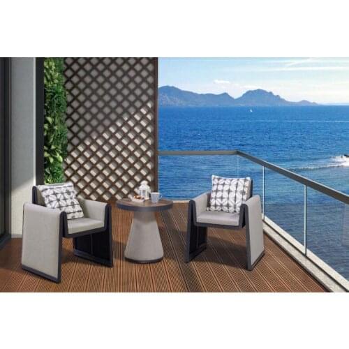 Padova series, outdoor rattan chair and coffee table combination, rattan chair sofa table combination
